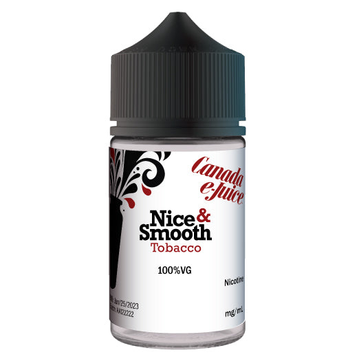 Nice Smooth Tobacco Vape Juice Vapours Canada